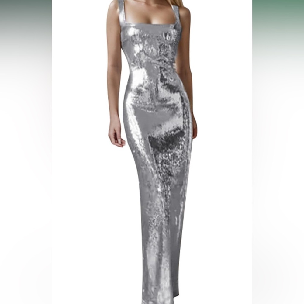 Sequin Long Dress